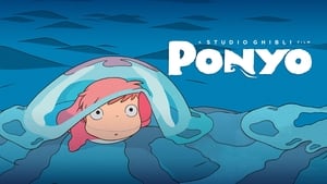 Ponyo a tengerparti sziklán háttérkép